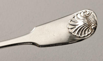 Rare Cape Silver Fiddle & Shell Pattern Tablefork - Lawrence Twentyman (2nd. of 3)